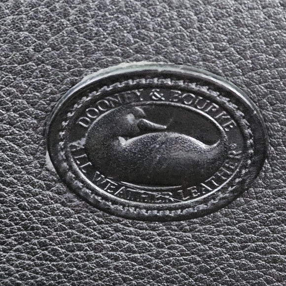 Vintage Dooney and Bourke AWL Double Buckle Satchel - Black - Picture 3 of 16